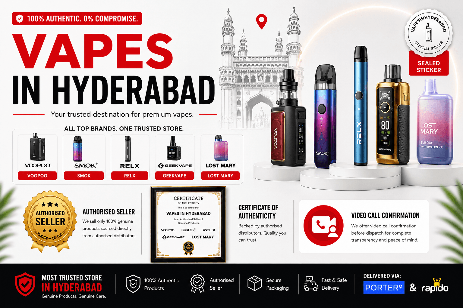 TheVapesInHyderabad — Premium Vapes. 100% Authentic. Delivered Fast in 30-45 mins across Hyderabad